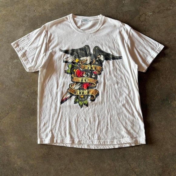Harley Davidson Other - 2000s live to ride eagle bike tee